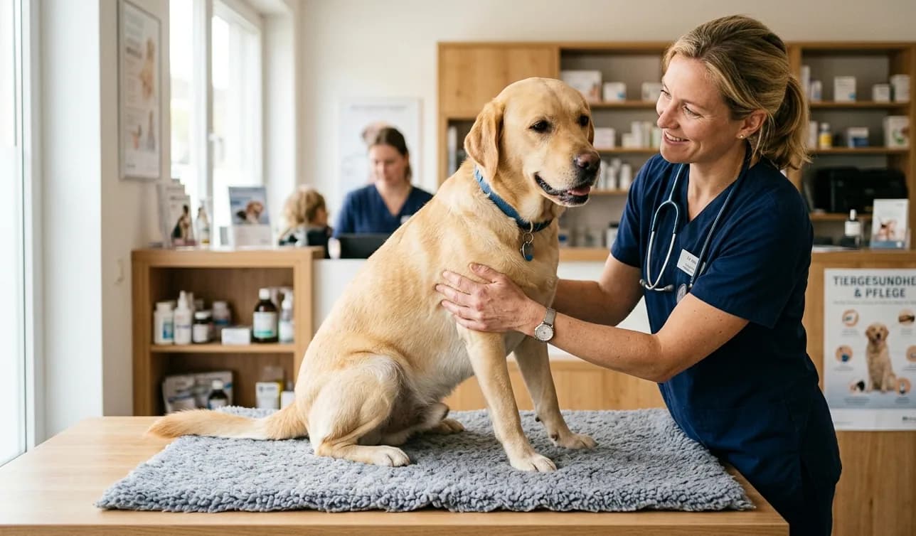 Hund beim Rippen-Test – so erkennst du Übergewicht und das Idealgewicht deines Hundes.