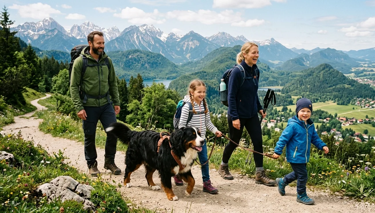 Berner Sennenhund mit Kindern - geduldig und beschützend