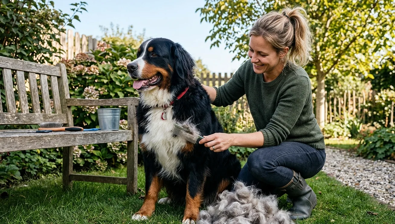 Berner Sennenhund - das prächtige Fell richtig pflegen