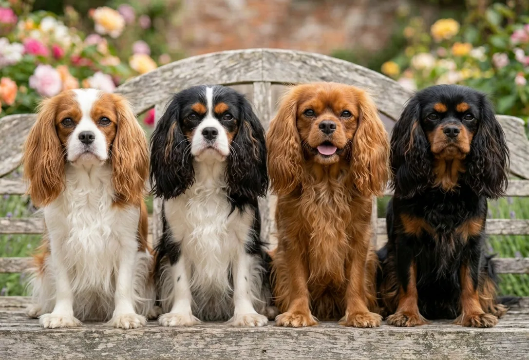 Cavalier King Charles Spaniel beim gemütlichen Spaziergang – ein idealer Begleithund