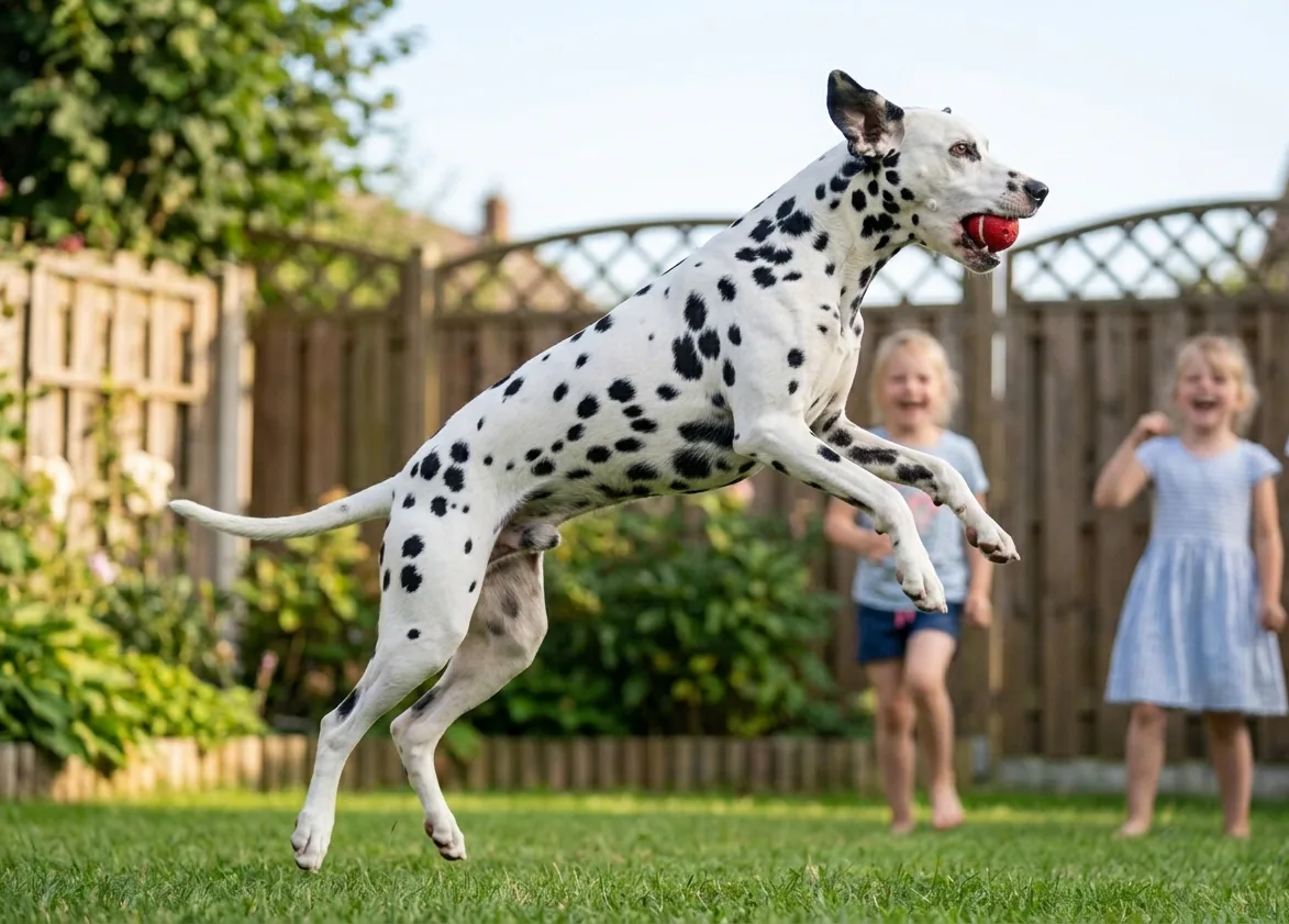 Dalmatiner mit charakteristischen Tupfen – elegant und athletisch