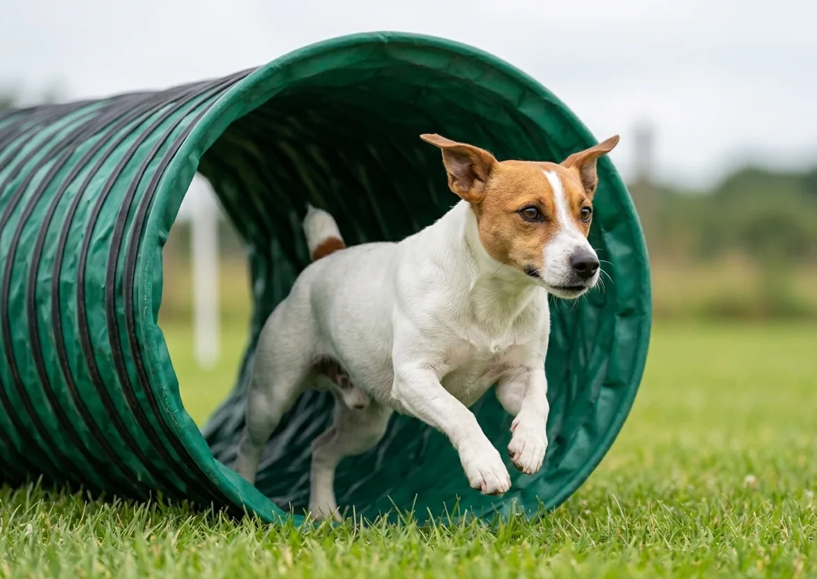 Jack Russell Terrier mit aufgewecktem Blick – immer bereit für das nächste Abenteuer