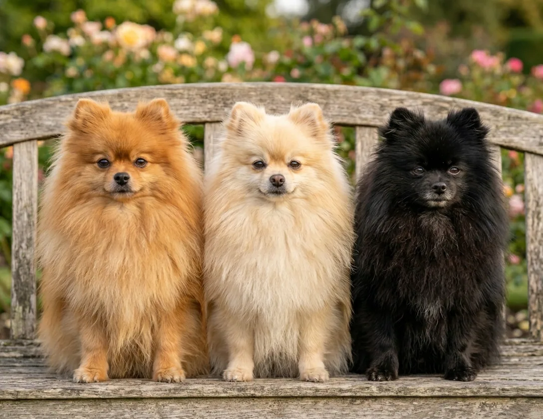 Pomeranian mit flauschigem Fell – selbstbewusst und aufgeweckt