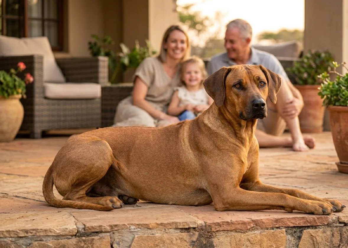 Rhodesian Ridgeback in der Natur – ausdauernd und belastbar