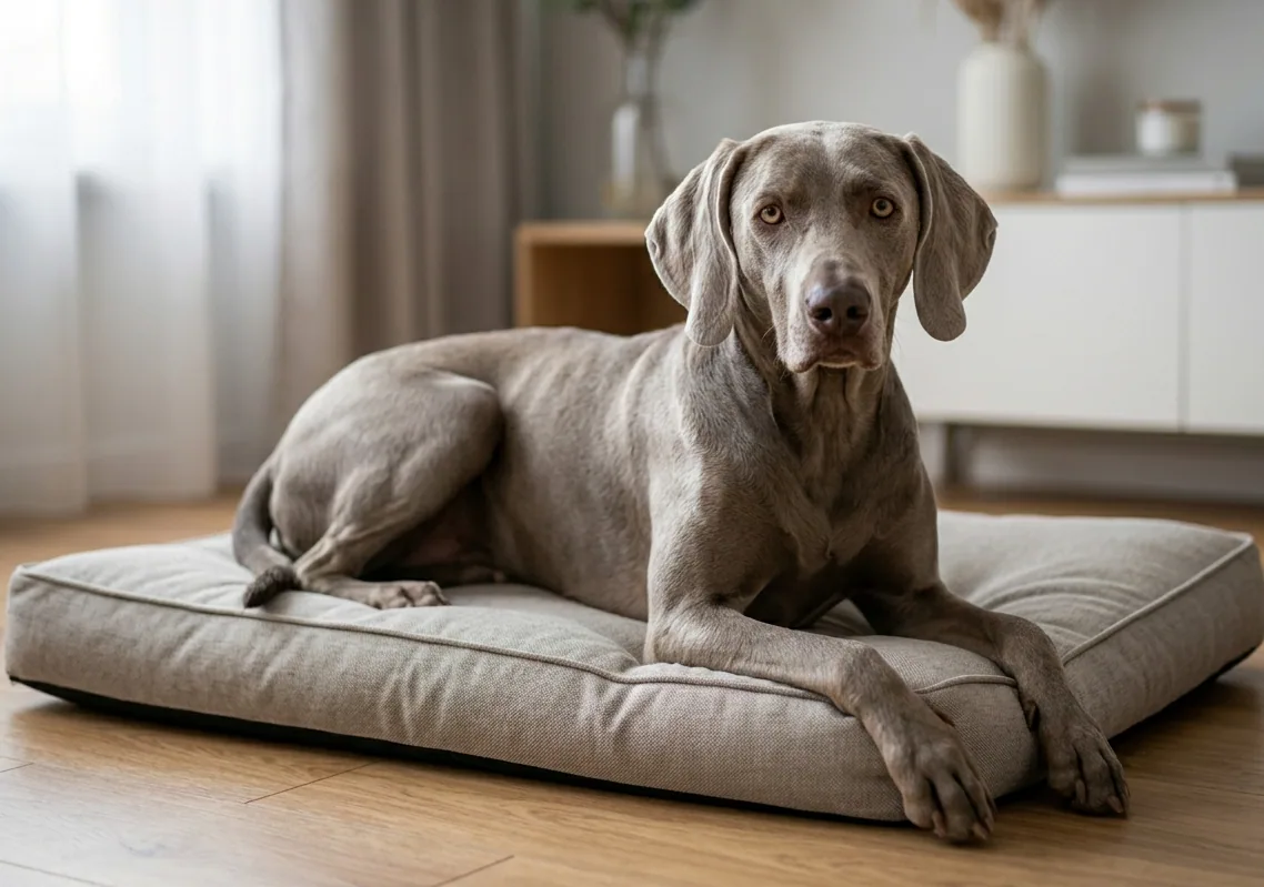 Weimaraner mit silbergrauem Fell – der elegante „Graue Geist"