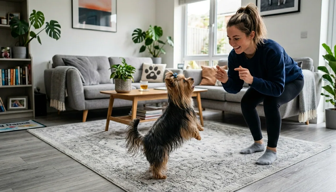 Yorkshire Terrier mit langem, gepflegtem Seidenhaar - das Markenzeichen der Rasse